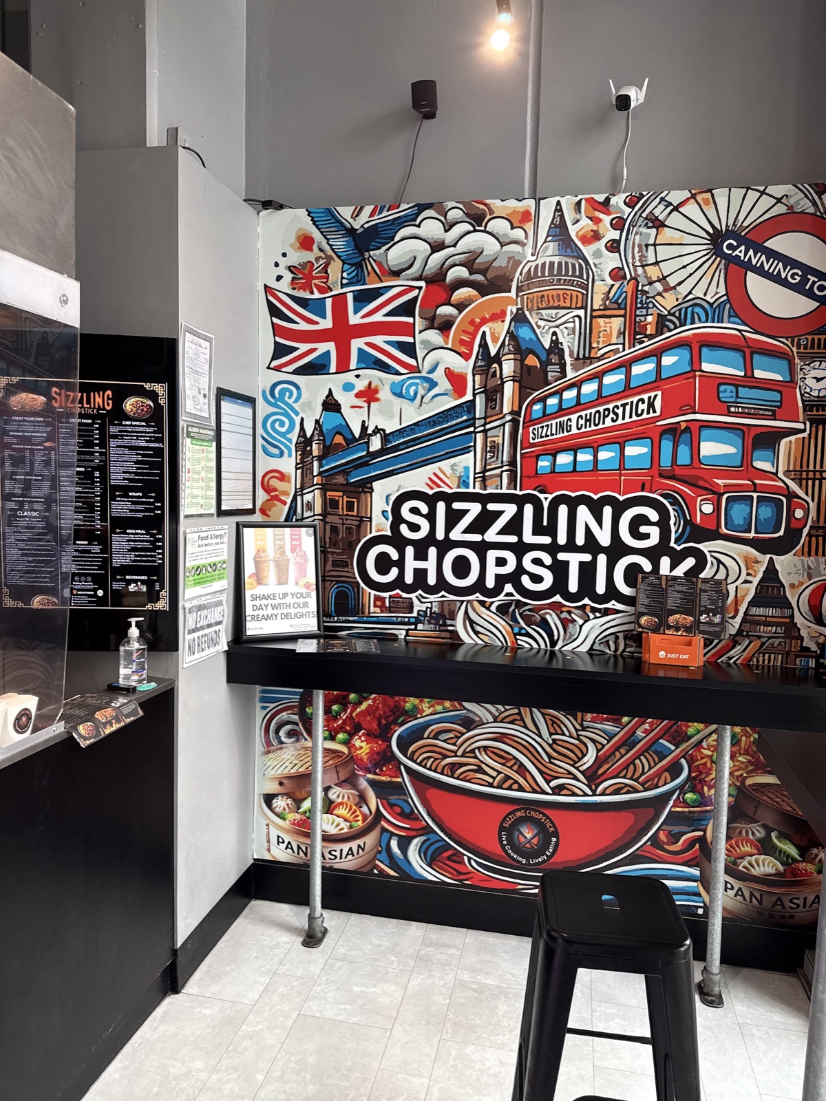 Sizzling Chopsticks in Canning Town London